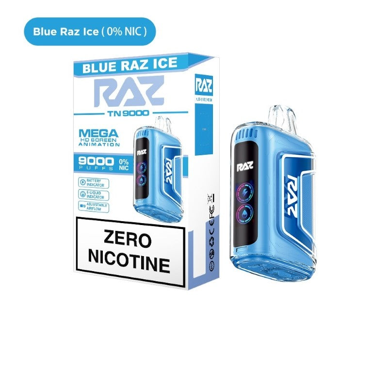RAZ TN9000 Nicotine Free Disposable | Free Shipping