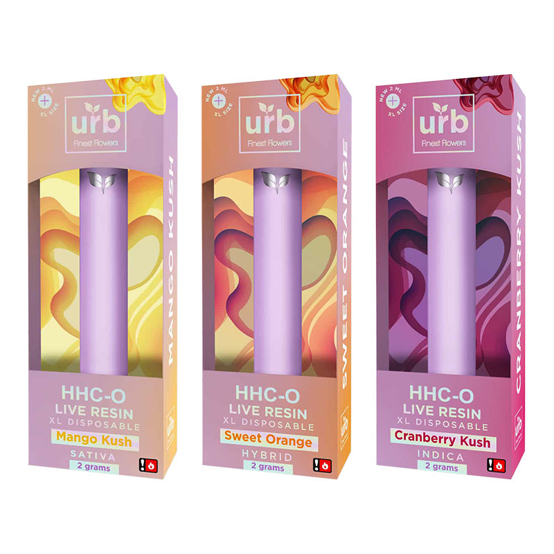 Urb HHC-O Live Resin Disposable Vape 2000