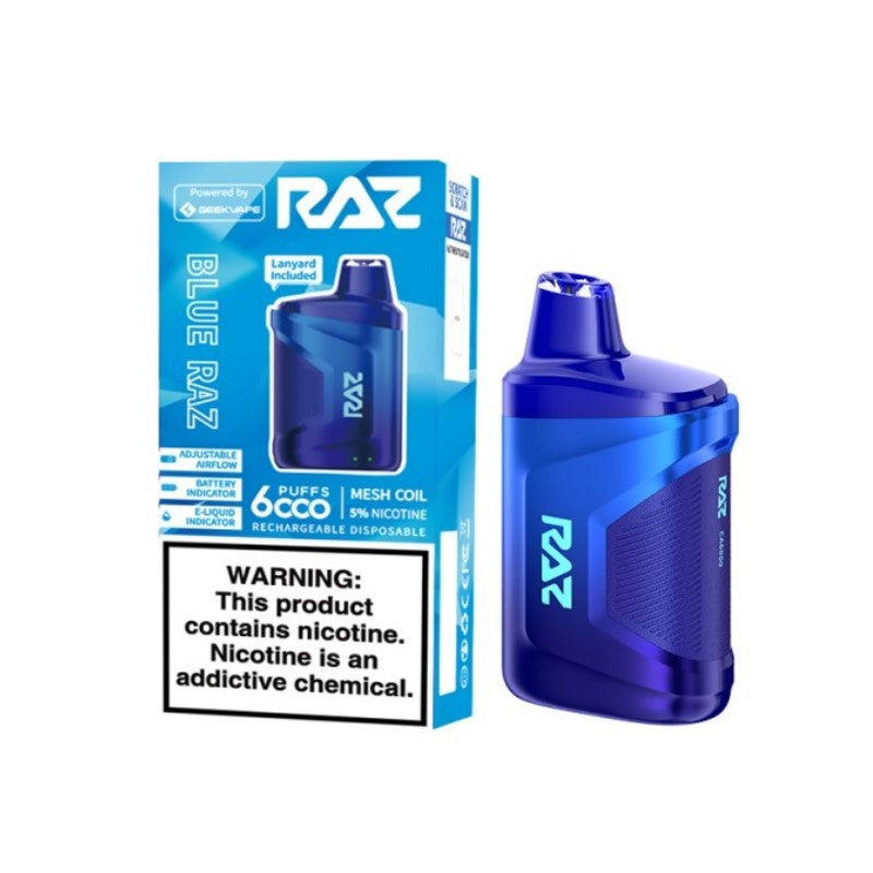 Raz CA6000 Disposable Vape Kit 6000 Puffs In Stock