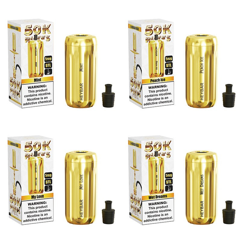 Heybar E-Hookah 50K Disposable Vape | Hookah Head 50000 Puffs