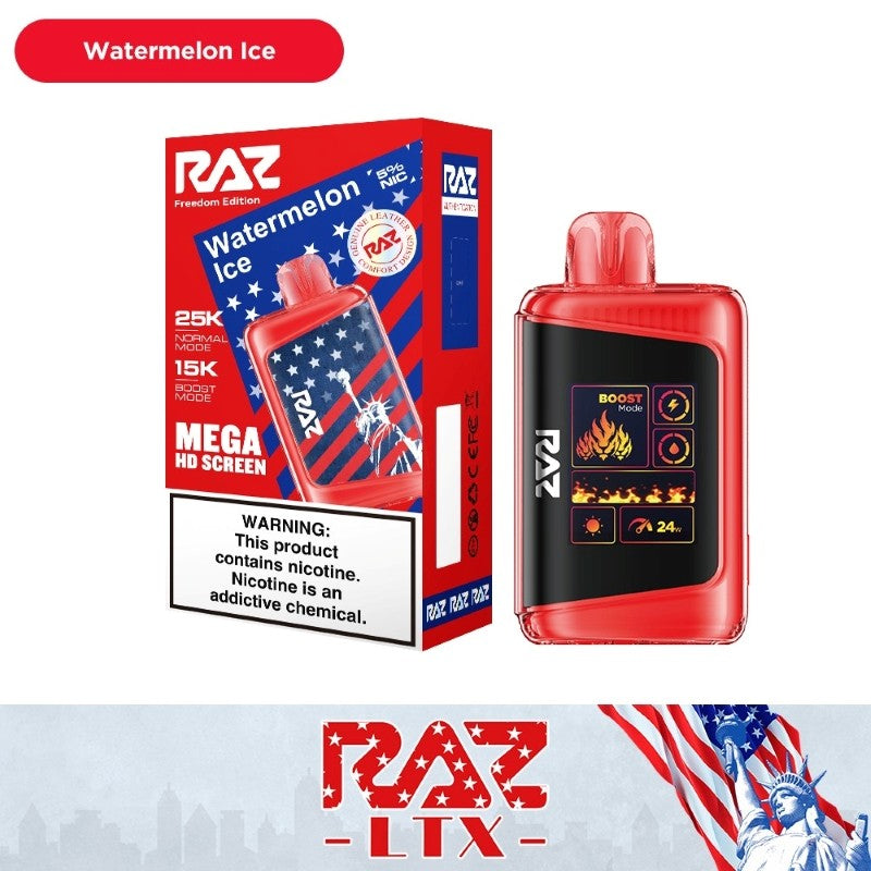 RAZ LTX 25K Freedom Edition Disposable Vape | All Flavors & Devices