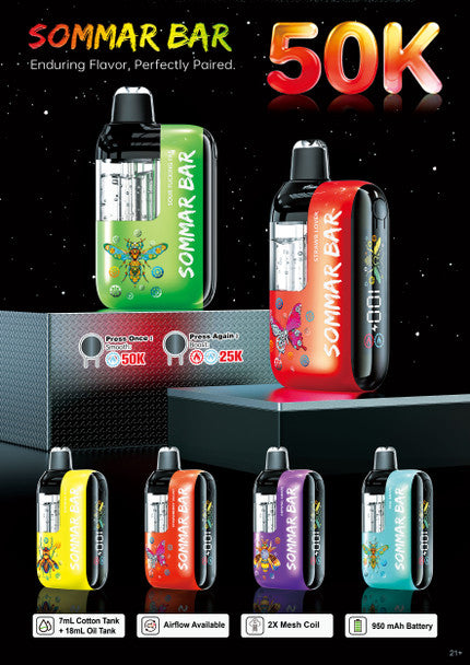 Kangvape Sommar Bar 50000 Disposable Vape - 50K Puffs Sale