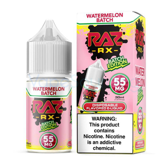 Pod Juice X RAZ RX Watermelon Batch TFN Salt Vape E-juice - Price 13.99$