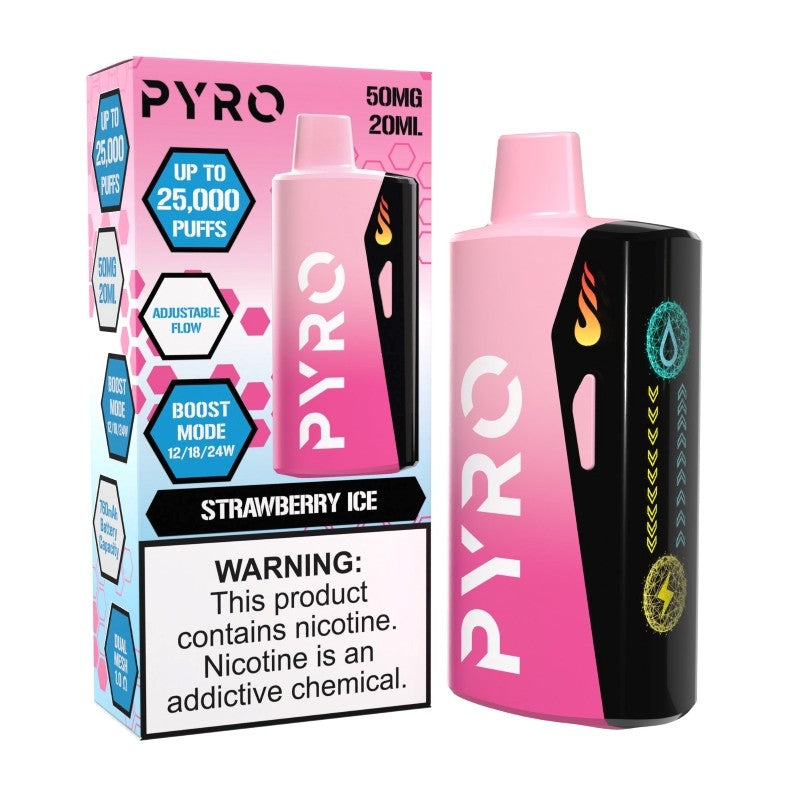 Pyro Boost 25K Disposable Vapes with 25000+ Puffs