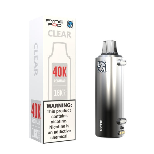 Clear Pyne Pod Click 40K Disposable Vape Pod - Vaporizer Price 13.99