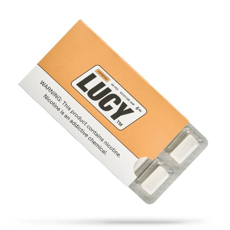 Lucy Espresso Nicotine Gum Order Online & Price 7.99$