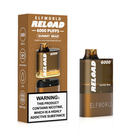 Elf World Reload 6000 Disposable Box Vape Device