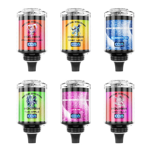 JNR Mega Shisha Hookah 100K Disposable Vape | Large Capacity