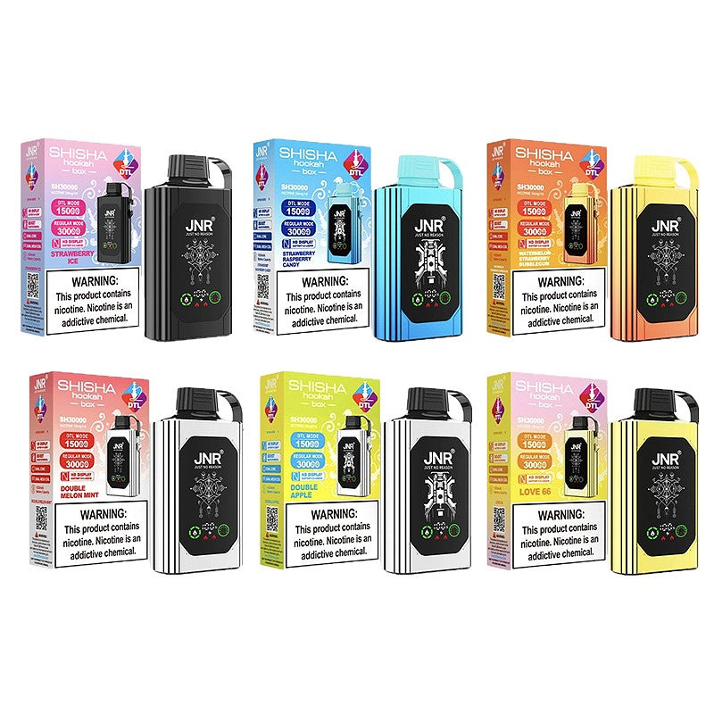 JNR Shisha Hookah Disposable New Device | Box 30K