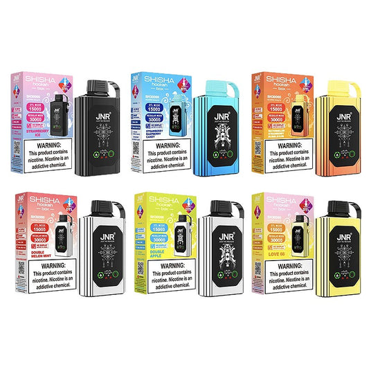 JNR Shisha Hookah Disposable New Device | Box 30K