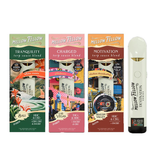 Mellow Fellow Terp Sauce Blend 2g | Disposable THCa | Destination Series