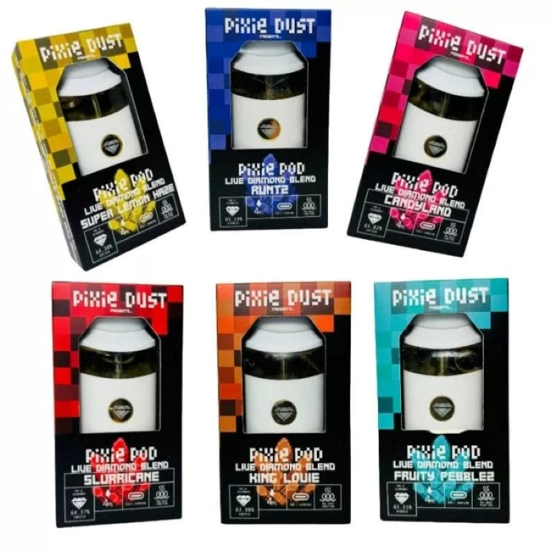 Pixie Pod Live Diamond Blend THC-A Disposable Vape 4ml