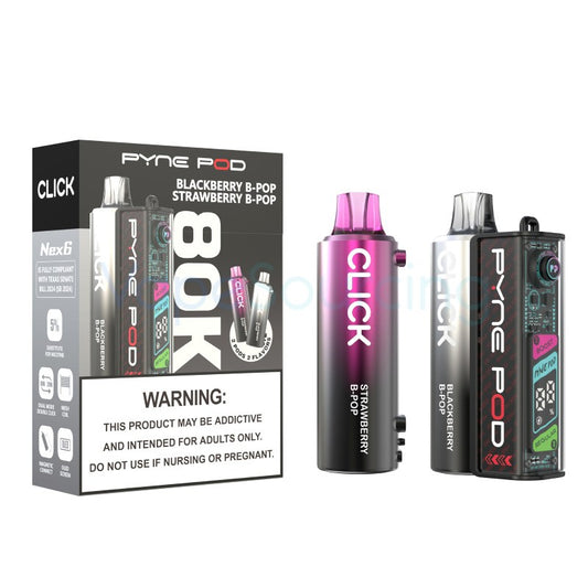 Pyne Pod Click 80K Disposable Nicotine Vape Starter Kit - 80000 Puffs