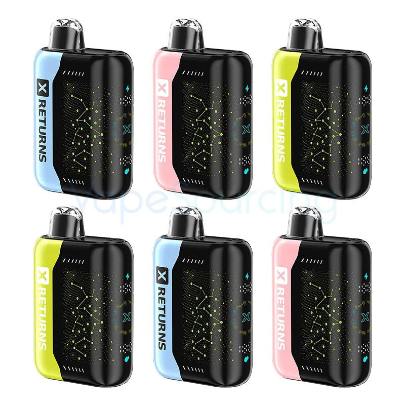 X Returns GB25000 Disposable Vape Kit 25K Puffs Price $13.99